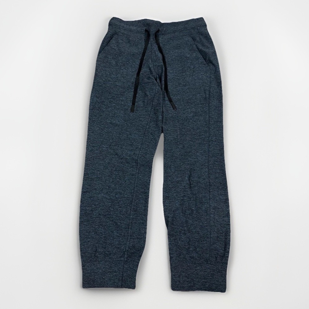 Lululemon Ready to Rulu High-Rise Cropped Jogger Pant Heathered Blue Gray Sz 4